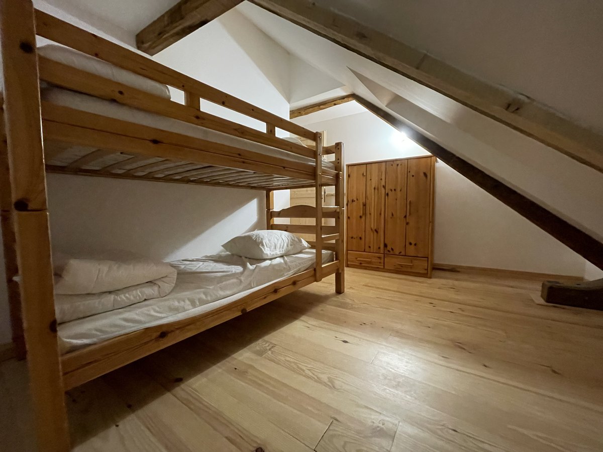 Chambre 2 du petit gîte — lits superposés