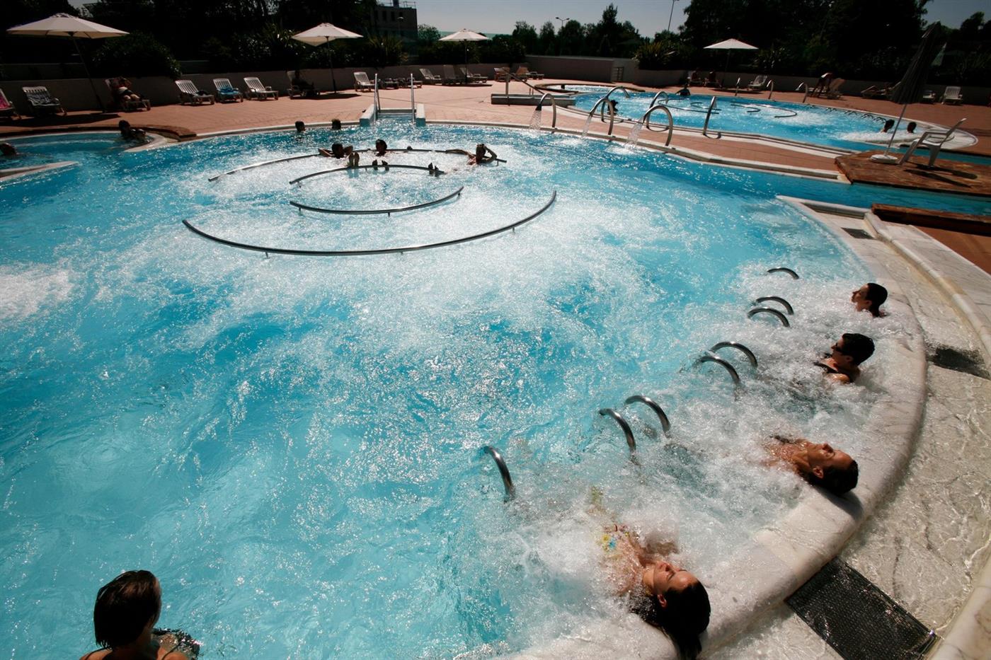 Thermes Calicéo — bassins extérieurs